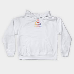 RECYCLE KINDNESS (COLOR) Kids Hoodie